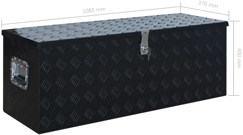ΚΟΥΤΙ ΑΠΟΘΗΚΕΥΣΗΣ ΜΑΥΡΟ 1085 X 370 X 400 ΧΙΛ. ΑΛΟΥΜΙΝΙΟΥ 144846
