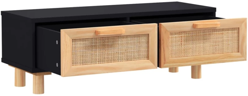 ΤΡΑΠΕΖΑΚΙ ΣΑΛΟΝΙΟΥ ΜΑΥΡΟ 80X40X30 ΕΚ. ΕΠΕΞ. ΞΥΛΟ & ΜΑΣΙΦ ΠΕΥΚΟ 345622