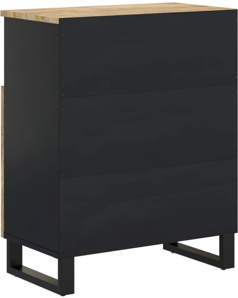 ΝΤΟΥΛΑΠΙ ΜΕ 2 ΠΟΡΤΕΣ 60 X 33 X 75 ΕΚ. ΑΠΟ ΜΑΣΙΦ ΞΥΛΟ ΜΑΝΓΚΟ 352913