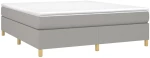 ΚΡΕΒΑΤΙ BOXSPRING ΜΕ ΣΤΡΩΜΑ ΑΝΟΙΧΤΟ ΓΚΡΙ 180X200 ΕΚ. ΥΦΑΣΜΑΤΙΝΟ 3144538