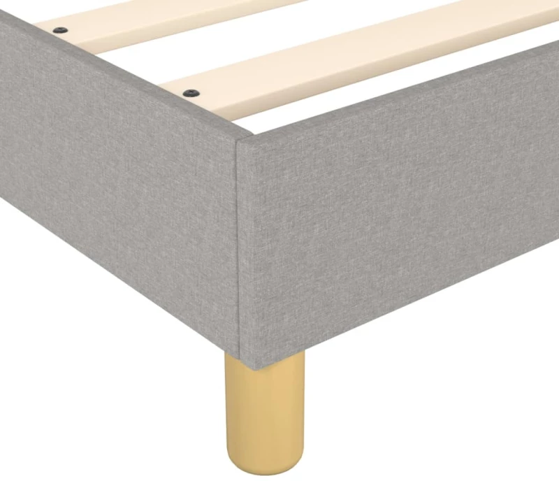 ΚΡΕΒΑΤΙ BOXSPRING ΜΕ ΣΤΡΩΜΑ ΑΝΟΙΧΤΟ ΓΚΡΙ 180X200 ΕΚ. ΥΦΑΣΜΑΤΙΝΟ 3144538