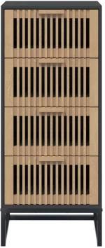 ΣΥΡΤΑΡΙΕΡΑ ΜΑΥΡΗ 40 X 30 X 95 ΕΚ. ΑΠΟ ΕΠΕΞΕΡΓΑΣΜΕΝΟ ΞΥΛΟ 352125
