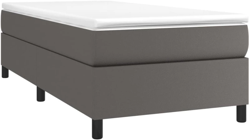 ΚΡΕΒΑΤΙ BOXSPRING ΜΕ ΣΤΡΩΜΑ ΓΚΡΙ 90X200 ΕΚ. ΑΠΟ ΣΥΝΘΕΤΙΚΟ ΔΕΡΜΑ 3144588