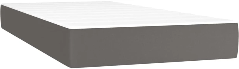 ΚΡΕΒΑΤΙ BOXSPRING ΜΕ ΣΤΡΩΜΑ ΓΚΡΙ 90X200 ΕΚ. ΑΠΟ ΣΥΝΘΕΤΙΚΟ ΔΕΡΜΑ 3144588