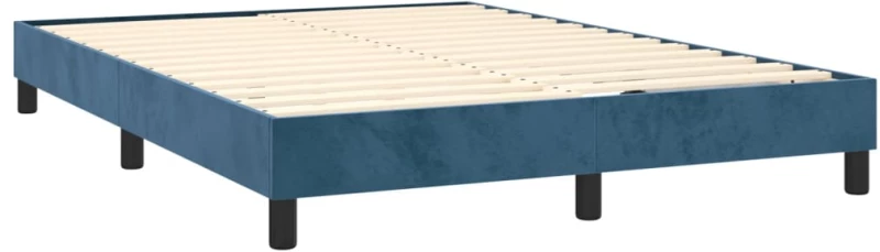 ΚΡΕΒΑΤΙ BOXSPRING ΜΕ ΣΤΡΩΜΑ ΣΚΟΥΡΟ ΜΠΛΕ 140X200 ΕΚ. ΒΕΛΟΥΔΙΝΟ 3144337