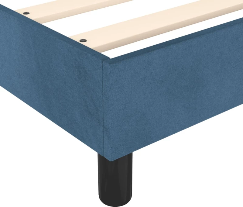 ΚΡΕΒΑΤΙ BOXSPRING ΜΕ ΣΤΡΩΜΑ ΣΚΟΥΡΟ ΜΠΛΕ 140X200 ΕΚ. ΒΕΛΟΥΔΙΝΟ 3144337