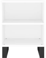 ΚΟΜΟΔΙΝΑ 2 ΤΕΜ. ΛΕΥΚΑ 40 X 30 X 50 ΕΚ. ΑΠΟ ΕΠΕΞΕΡΓΑΣΜΕΝΟ ΞΥΛΟ 826797