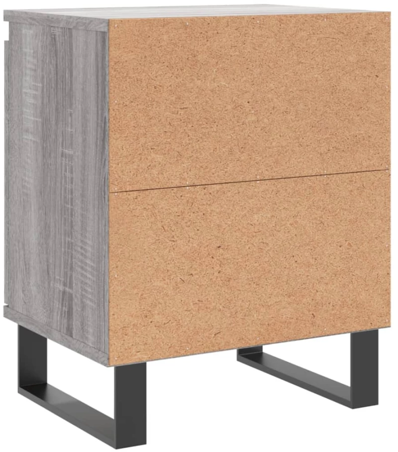 ΚΟΜΟΔΙΝΑ 2 ΤΕΜ. SONOMA ΓΚΡΙ 40X30X50 ΕΚ. ΑΠΟ ΕΠΕΞΕΡΓΑΣΜΕΝΟ ΞΥΛΟ 826857