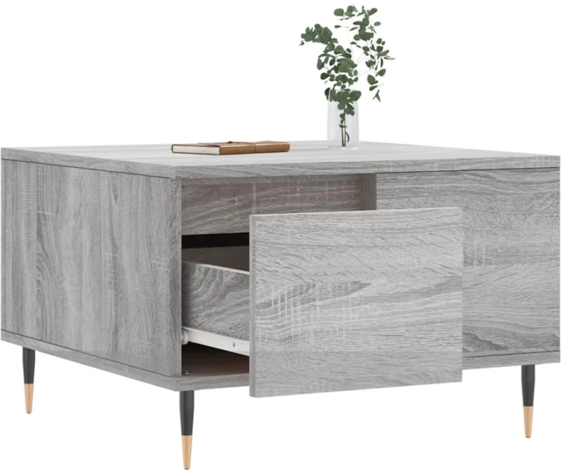 ΤΡΑΠΕΖΑΚΙ ΣΑΛΟΝΙΟΥ ΓΚΡΙ SONOMA 55X55X36,5ΕΚ. ΕΠΕΞΕΡΓΑΣΜΕΝΟ ΞΥΛΟ 830754