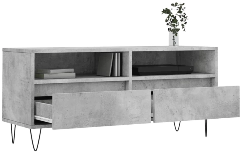 ΈΠΙΠΛΟ ΤΗΛΕΟΡΑΣΗΣ ΓΚΡΙ ΣΚΥΡ. 100 X 34,5 X 44,5 ΕΚ. ΕΠΕΞ. ΞΥΛΟ 831240