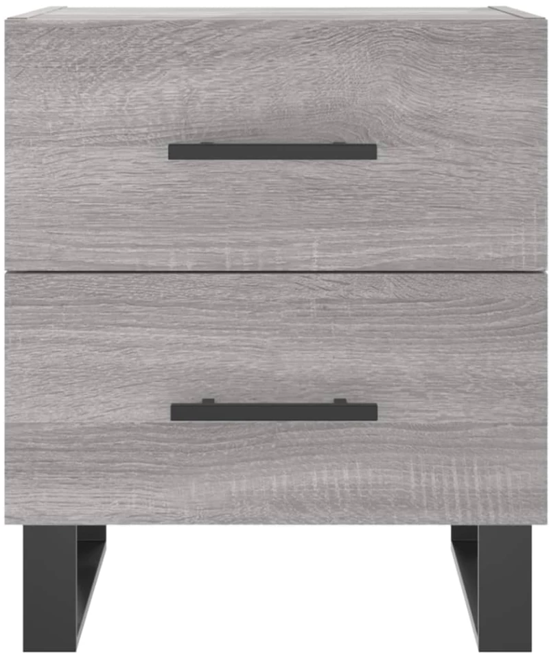 ΚΟΜΟΔΙΝΑ 2 ΤΕΜ. ΓΚΡΙ SONOMA 40 X 35 X 47,5 ΕΚ. ΕΠΕΞΕΡΓ. ΞΥΛΟ 827369