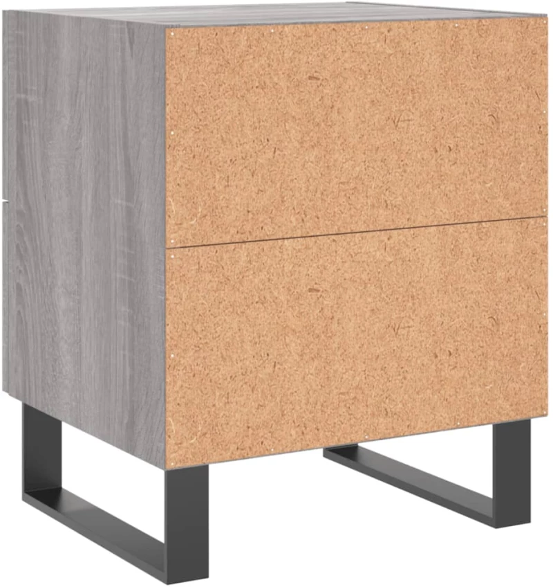 ΚΟΜΟΔΙΝΑ 2 ΤΕΜ. ΓΚΡΙ SONOMA 40 X 35 X 47,5 ΕΚ. ΕΠΕΞΕΡΓ. ΞΥΛΟ 827369