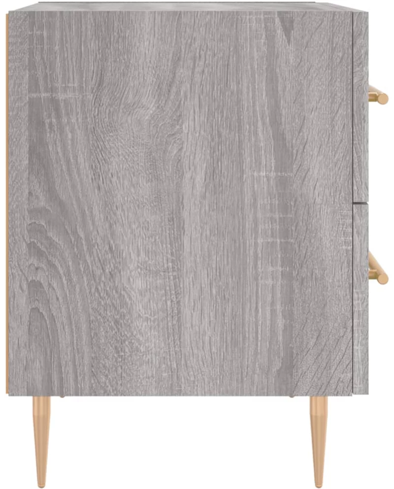 ΚΟΜΟΔΙΝΑ 2 ΤΕΜ. ΓΚΡΙ SONOMA 40 X 35 X 47,5 ΕΚ. ΕΠΕΞΕΡΓ. ΞΥΛΟ 827289