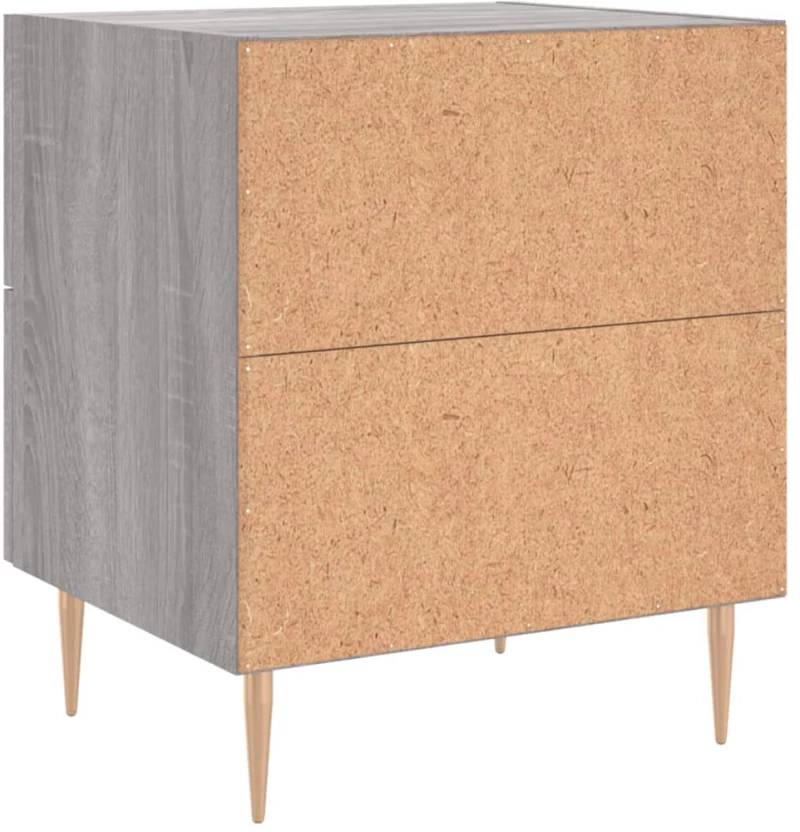 ΚΟΜΟΔΙΝΑ 2 ΤΕΜ. ΓΚΡΙ SONOMA 40 X 35 X 47,5 ΕΚ. ΕΠΕΞΕΡΓ. ΞΥΛΟ 827289