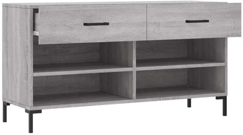 ΠΑΠΟΥΤΣΟΘΗΚΗ ΓΚΡΙ SONOMA 102X35X55 ΕΚ. ΑΠΟ ΕΠΕΞΕΡΓΑΣΜΕΝΟ ΞΥΛΟ 829746