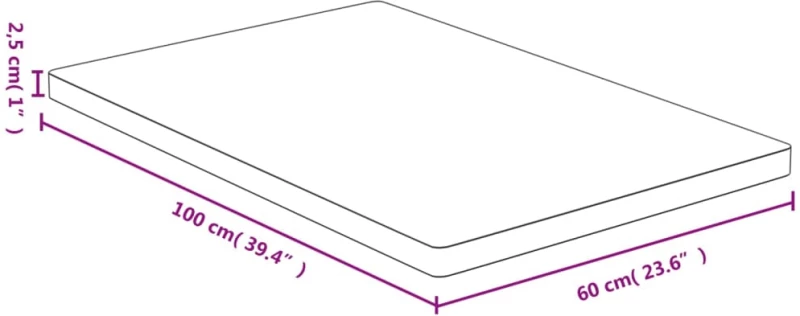 ΕΠΙΦΑΝΕΙΑ ΤΡΑΠΕΖΙΟΥ 60X100X2,5 ΑΠΟ ΜΠΑΜΠΟΥ 352717