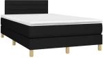 ΚΡΕΒΑΤΙ BOXSPRING ΜΕ ΣΤΡΩΜΑ & LED ΜΑΥΡΟ 120X200 ΕΚ. ΥΦΑΣΜΑΤΙΝΟ 3133783
