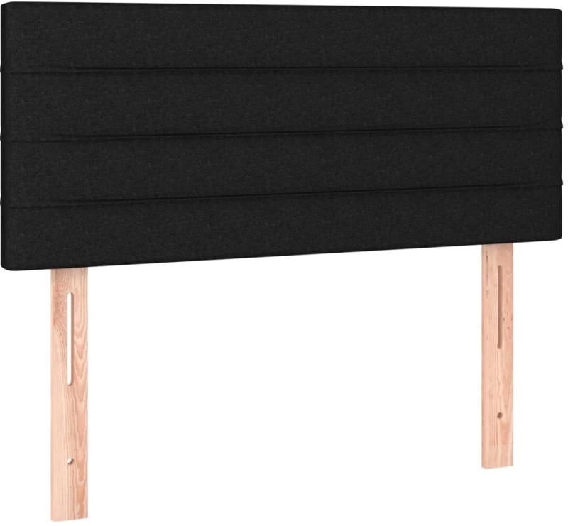 ΚΡΕΒΑΤΙ BOXSPRING ΜΕ ΣΤΡΩΜΑ & LED ΜΑΥΡΟ 120X200 ΕΚ. ΥΦΑΣΜΑΤΙΝΟ 3133783