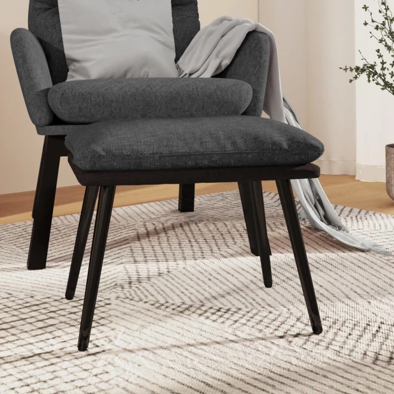 ΥΠΟΠΟΔΙΟ ΣΚΟΥΡΟ ΓΚΡΙ 45X29,5X39 ΕΚ. ΎΦΑΣΜΑ & ΣΥΝΘΕΤΙΚΟ ΔΕΡΜΑ 341516