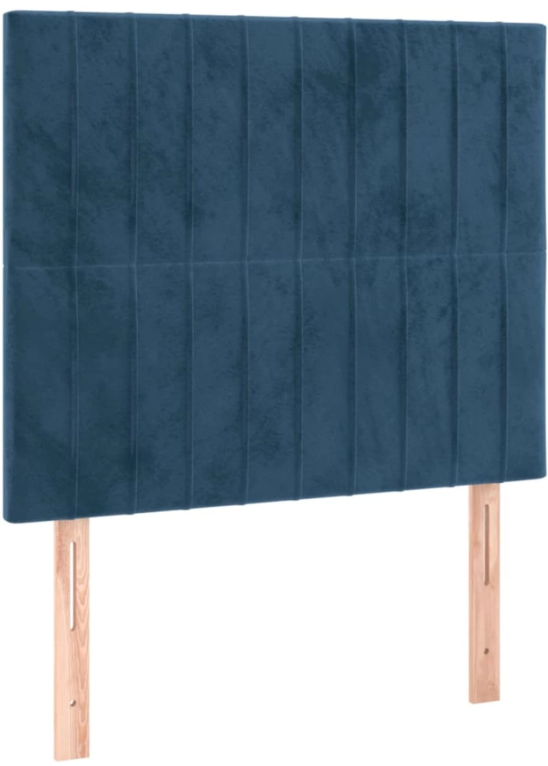 ΚΡΕΒΑΤΙ BOXSPRING ΜΕ ΣΤΡΩΜΑ ΣΚΟΥΡΟ ΜΠΛΕ 90X190 ΕΚ. ΒΕΛΟΥΔΙΝΟ 3132775