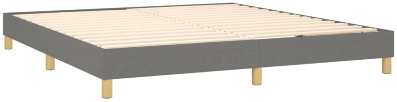 ΚΡΕΒΑΤΙ BOXSPRING ΜΕ ΣΤΡΩΜΑ & LED ΣΚ.ΓΚΡΙ 160X200 ΕΚ ΥΦΑΣΜΑΤΙΝΟ 3133726