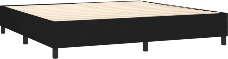 ΚΡΕΒΑΤΙ BOXSPRING ΜΕ ΣΤΡΩΜΑ & LED ΜΑΥΡΟ 200X200 ΕΚ. ΥΦΑΣΜΑΤΙΝΟ 3134903