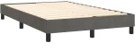 ΚΡΕΒΑΤΙ BOXSPRING ΜΕ ΣΤΡΩΜΑ ΣΚΟΥΡΟ ΓΚΡΙ 120X200 ΕΚ. ΒΕΛΟΥΔΙΝΟ 3141294