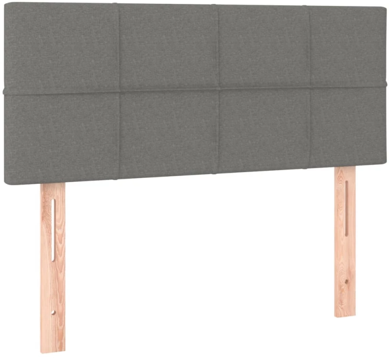 ΚΡΕΒΑΤΙ BOXSPRING ΜΕ ΣΤΡΩΜΑ ΣΚΟΥΡΟ ΓΚΡΙ 120X200 ΕΚ. ΒΕΛΟΥΔΙΝΟ 3141294