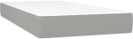 ΚΡΕΒΑΤΙ BOXSPRING ΜΕ ΣΤΡΩΜΑ ΑΝΟΙΧΤΟ ΓΚΡΙ 90X200 ΕΚ. ΥΦΑΣΜΑΤΙΝΟ 3141745