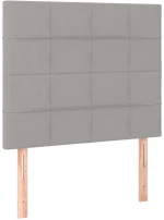ΚΡΕΒΑΤΙ BOXSPRING ΜΕ ΣΤΡΩΜΑ ΑΝΟΙΧΤΟ ΓΚΡΙ 100X200 ΕΚ. ΥΦΑΣΜΑΤΙΝΟ 3136573
