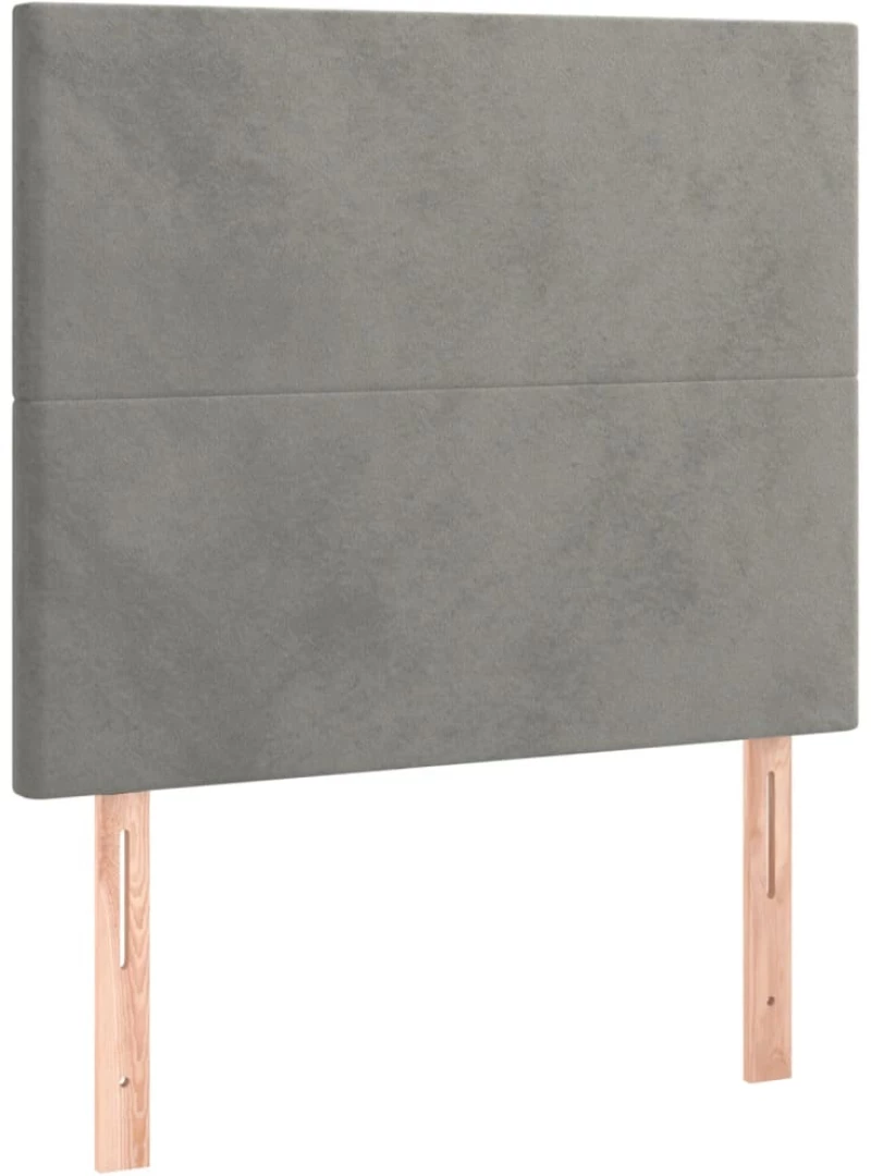 ΚΡΕΒΑΤΙ BOXSPRING ΜΕ ΣΤΡΩΜΑ ΑΝΟΙΧΤΟ ΓΚΡΙ 90X190 ΕΚ. ΒΕΛΟΥΔΙΝΟ 3137695