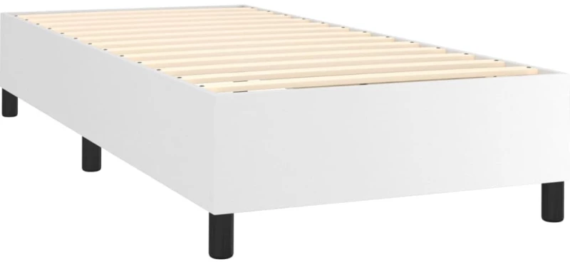 ΚΡΕΒΑΤΙ BOXSPRING ΜΕ ΣΤΡΩΜΑ & LED ΛΕΥΚΟ 80X200 ΕΚ. ΣΥΝΘ. ΔΕΡΜΑ 3135790