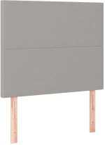 ΚΡΕΒΑΤΙ BOXSPRING ΜΕ ΣΤΡΩΜΑ ΑΝΟΙΧΤΟ ΓΚΡΙ 80X200 ΕΚ. ΥΦΑΣΜΑΤΙΝΟ 3136389