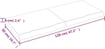 ΡΑΦΙ ΤΟΙΧΟΥ ΑΝΟΙΧΤΟ ΚΑΦΕ 120X50X6 ΕΚ. ΕΠΕΞΕΡΓ. ΜΑΣΙΦ ΞΥΛΟ ΔΡΥΟΣ 363697
