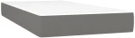 ΚΡΕΒΑΤΙ BOXSPRING ΜΕ ΣΤΡΩΜΑ ΣΚΟΥΡΟ ΓΚΡΙ 80X200 ΕΚ. ΥΦΑΣΜΑΤΙΝΟ 3128158