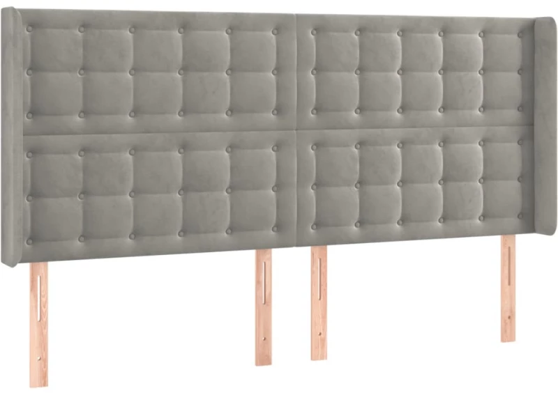 ΚΡΕΒΑΤΙ BOXSPRING ΜΕ ΣΤΡΩΜΑ & LED ΑΝ.ΓΚΡΙ 180X200 ΕΚ. ΒΕΛΟΥΔΙΝΟ 3139817