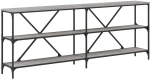 ΤΡΑΠΕΖΙ ΚΟΝΣΟΛΑ ΓΚΡΙ SONOMA 200X30X75 ΕΚ. ΕΠΕΞ. ΞΥΛΟ + ΣΙΔΗΡΟΣ 832861