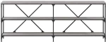 ΤΡΑΠΕΖΙ ΚΟΝΣΟΛΑ ΓΚΡΙ SONOMA 200X30X75 ΕΚ. ΕΠΕΞ. ΞΥΛΟ + ΣΙΔΗΡΟΣ 832861