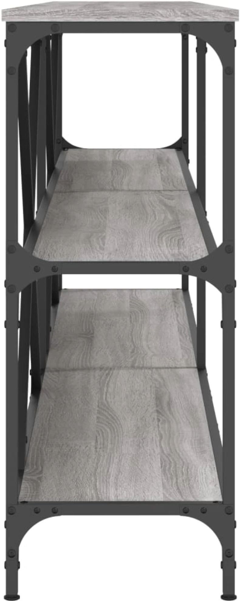 ΤΡΑΠΕΖΙ ΚΟΝΣΟΛΑ ΓΚΡΙ SONOMA 200X30X75 ΕΚ. ΕΠΕΞ. ΞΥΛΟ + ΣΙΔΗΡΟΣ 832861