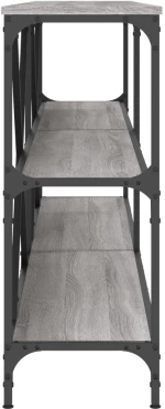 ΤΡΑΠΕΖΙ ΚΟΝΣΟΛΑ ΓΚΡΙ SONOMA 200X30X75 ΕΚ. ΕΠΕΞ. ΞΥΛΟ + ΣΙΔΗΡΟΣ 832861