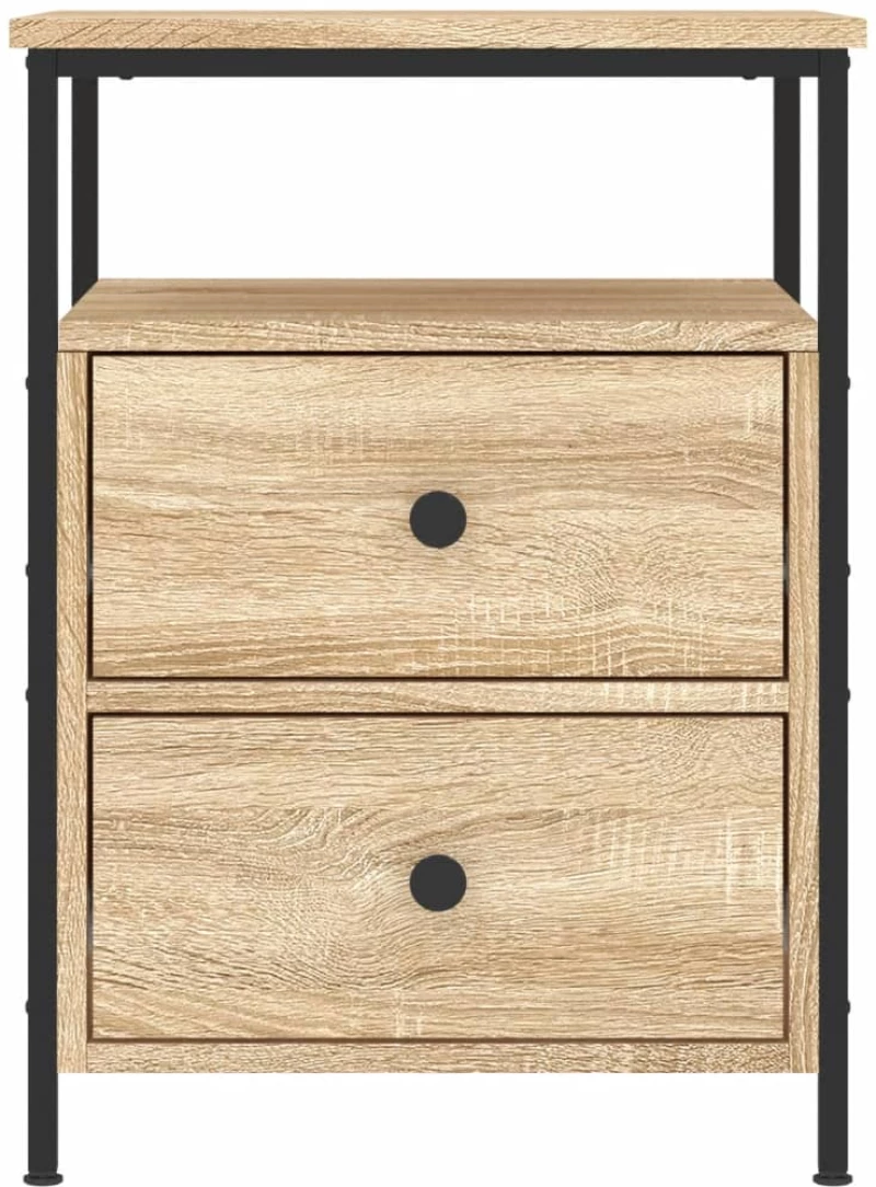 ΚΟΜΟΔΙΝΑ 2 ΤΕΜ. SONOMA ΔΡΥΣ 44X45X60 ΕΚ. ΑΠΟ ΕΠΕΞΕΡΓΑΣΜΕΝΟ ΞΥΛΟ 826006