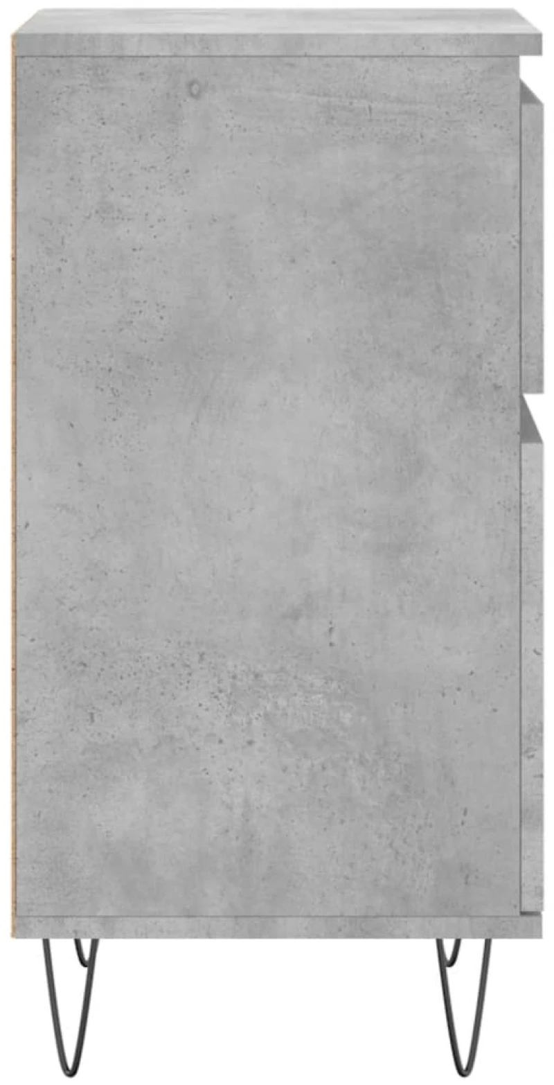 ΝΤΟΥΛΑΠΙΑ 2 ΤΕΜ. ΓΚΡΙ ΣΚΥΡΟΔ. 40X35X70 ΕΚ. ΕΠΕΞΕΡΓΑΣΜΕΝΟ ΞΥΛΟ 831157