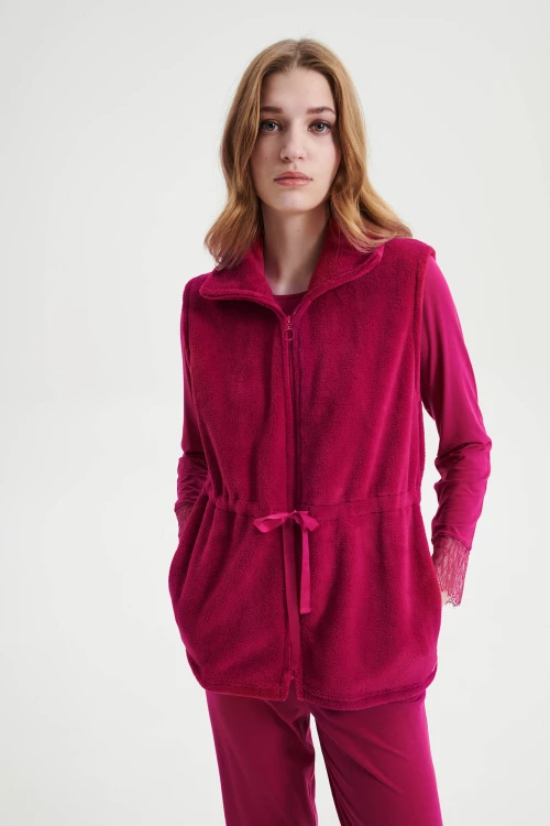 Vamp - Γιλέκο με Φερμουάρ fuchsia berry 19213