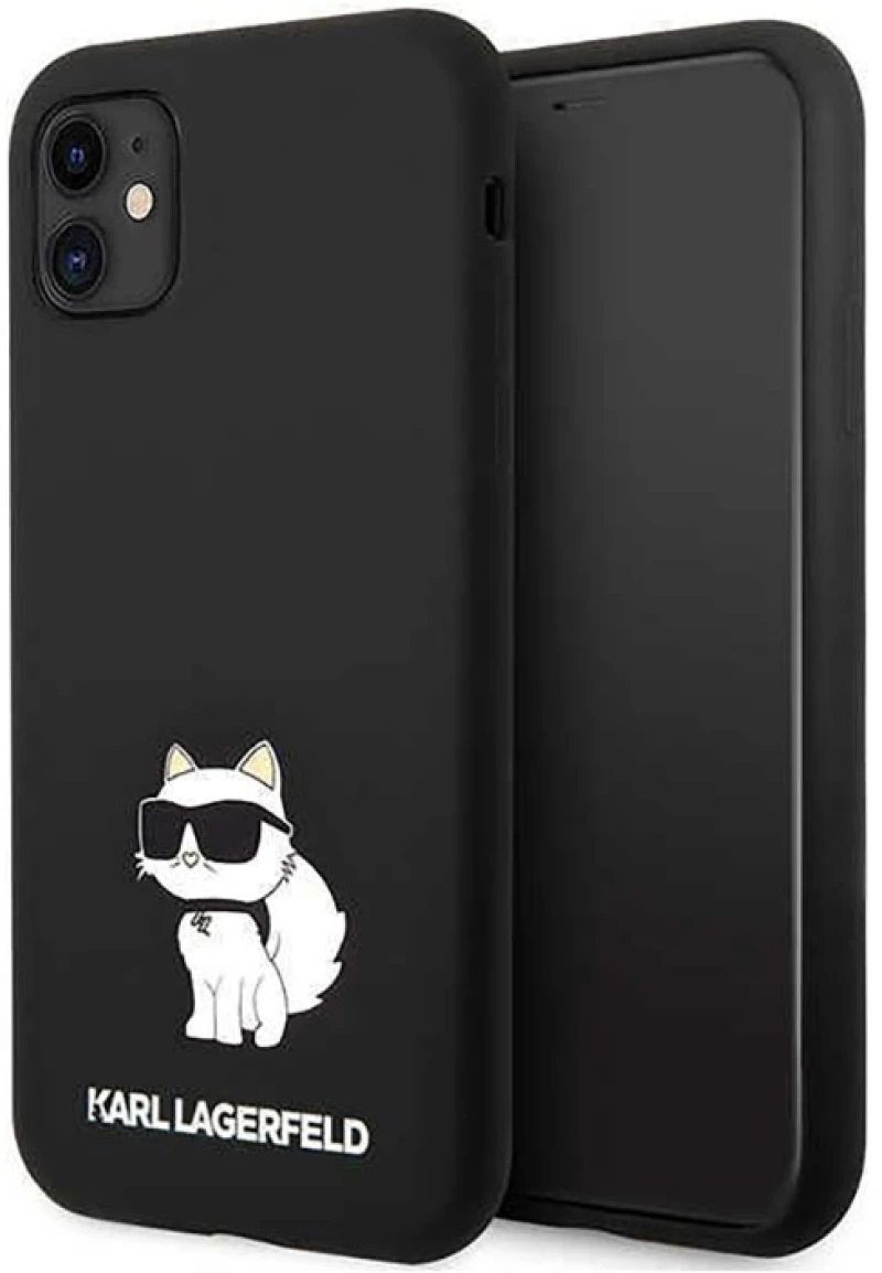 Karl Lagerfeld Silicone NFT Choupette - Case for iPhone 11 (Black)