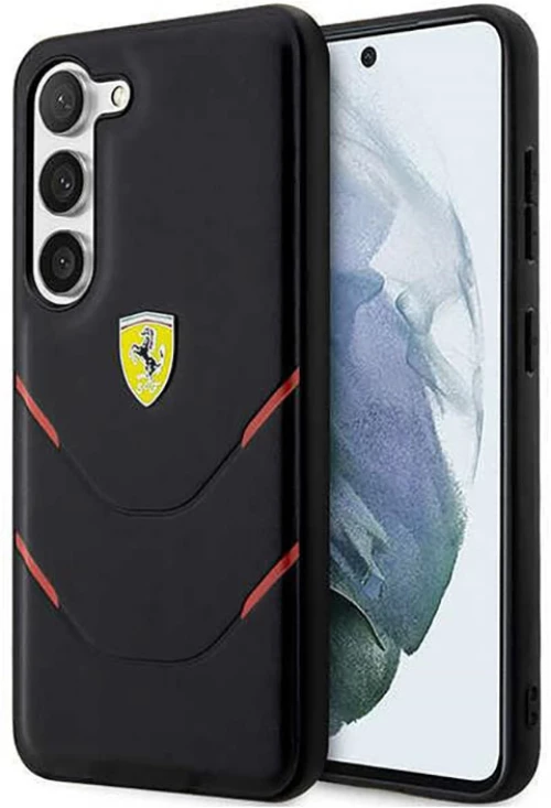 Ferrari Hot Stamp Lines - Case for Samsung Galaxy S23 (Black)