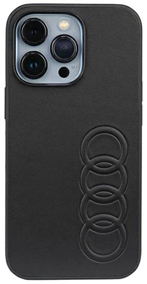 Audi Synthetic Leather - Case for iPhone 13 Pro (Black)