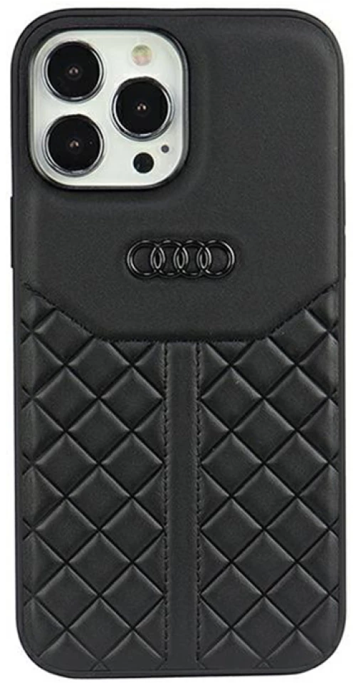 Audi Genuine Leather - Case for iPhone 13 Pro Max (Black)