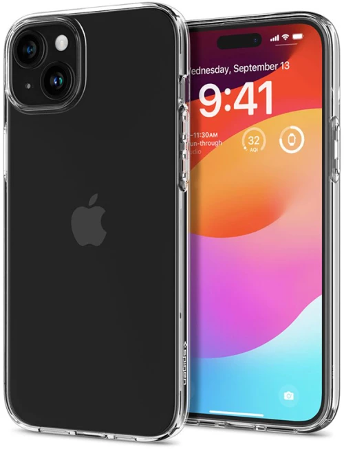 Spigen Liquid Crystal - Case for iPhone 15 Plus (Transparent)