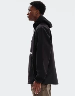 Emerson Men's Hooded Bonded Pullover Jacket BLACK-WHITE - 232.EM11.99-BLACK/WHITE