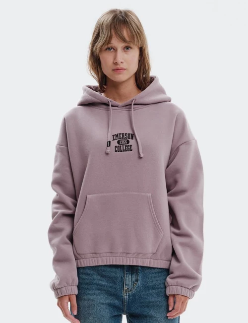 Emerson Women's Athletic Hoodie - 232.EW20.55-DUSTY MAUVE